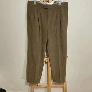 St. Croix Made in Italy Corduroy Men’s Pants Size 36 , pleated and rolled cuffs